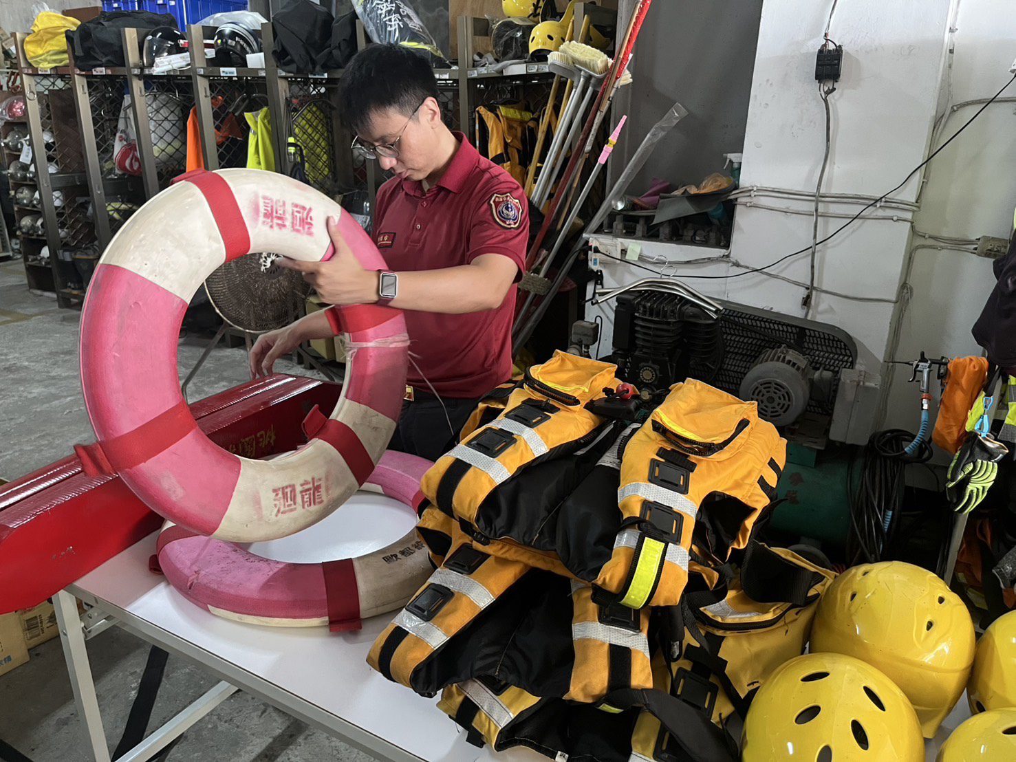 楊柳颱風直撲台灣 桃消迴龍分隊籲做好防颱準備 楊柳颱風直撲台灣 桃消迴龍分隊籲做好防颱準備