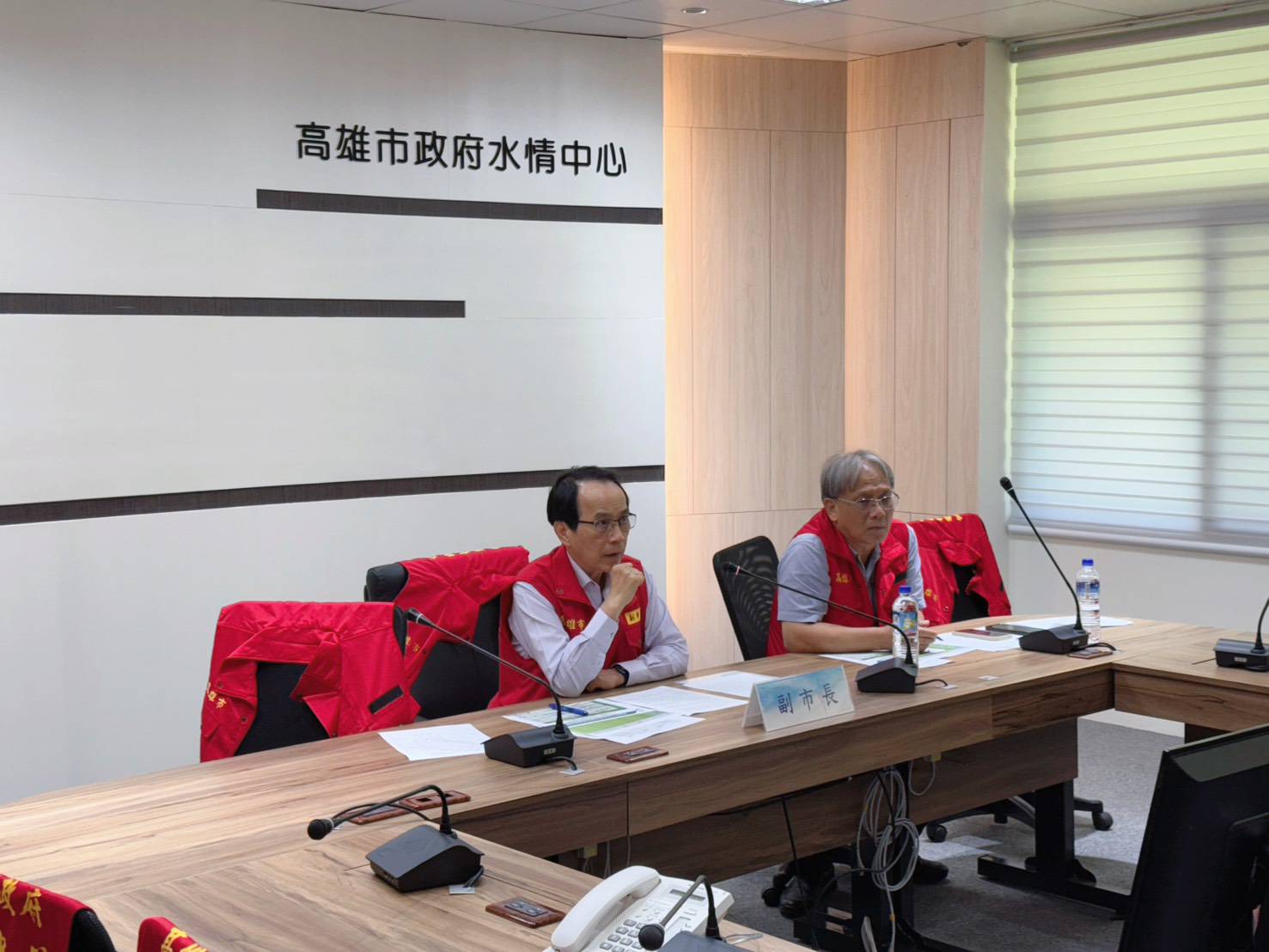 楊柳颱風逼近　高雄市林欽榮副市長指示預防性撤離與加強防汛整備