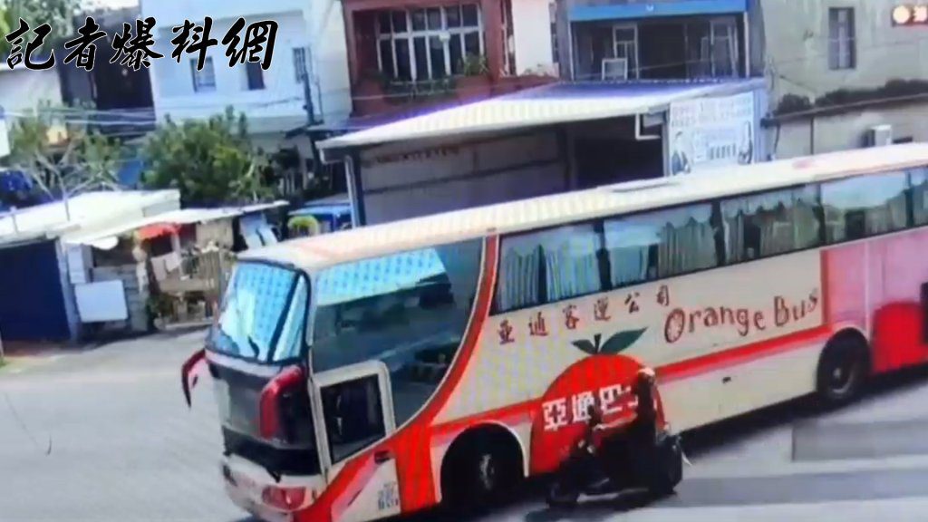 蘆竹大客車疑未注意「無敵大迴轉」！後車騎士猛撞慘摔多處骨折