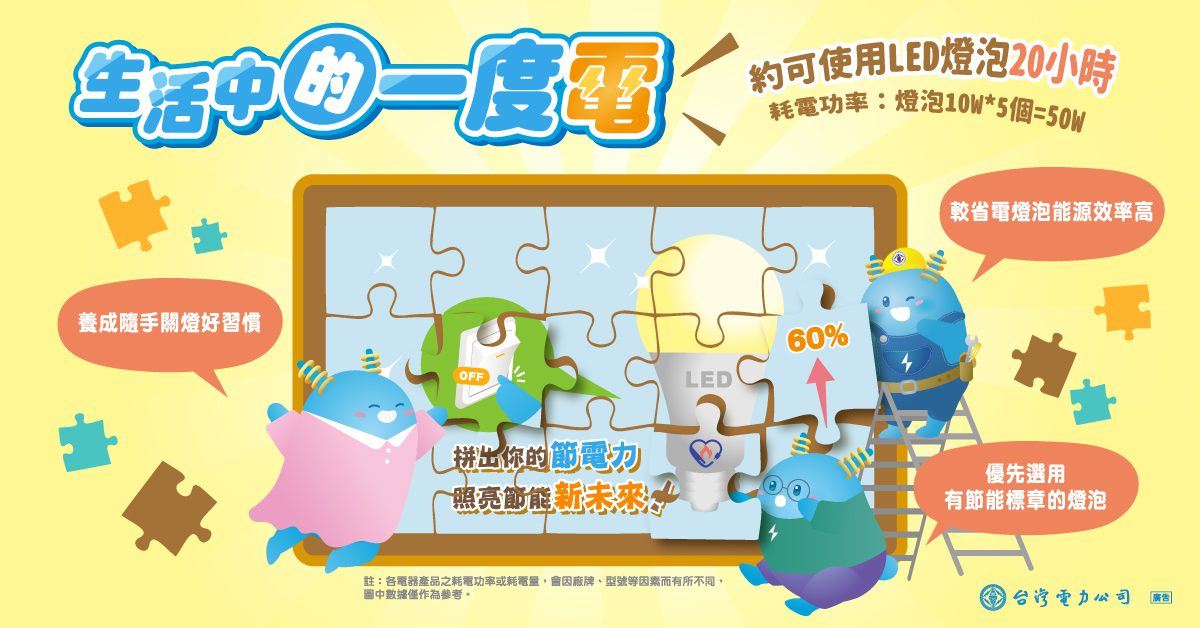 台電推廣家電節能撇步 實用五招輕鬆省電降低電費支出 台電推廣家電節能撇步 實用五招輕鬆省電降低電費支出