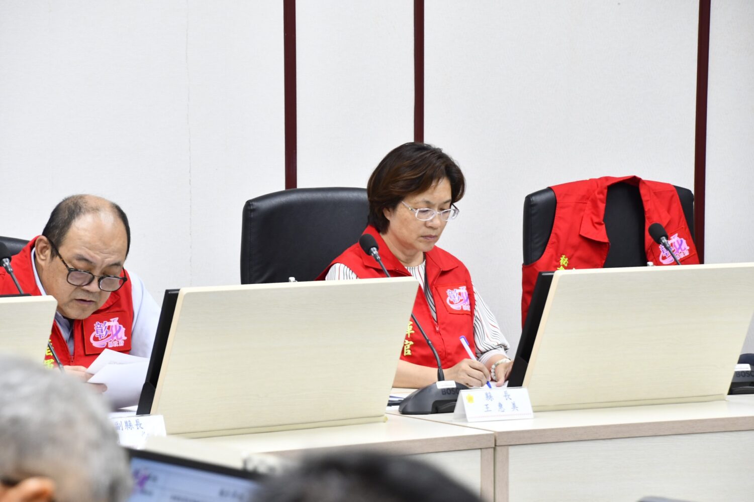 彰化縣楊柳颱風第1次防颱整備應變會議 王惠美:十項裁示加強防颱 彰化縣楊柳颱風第1次防颱整備應變會議 王惠美:十項裁示加強防颱