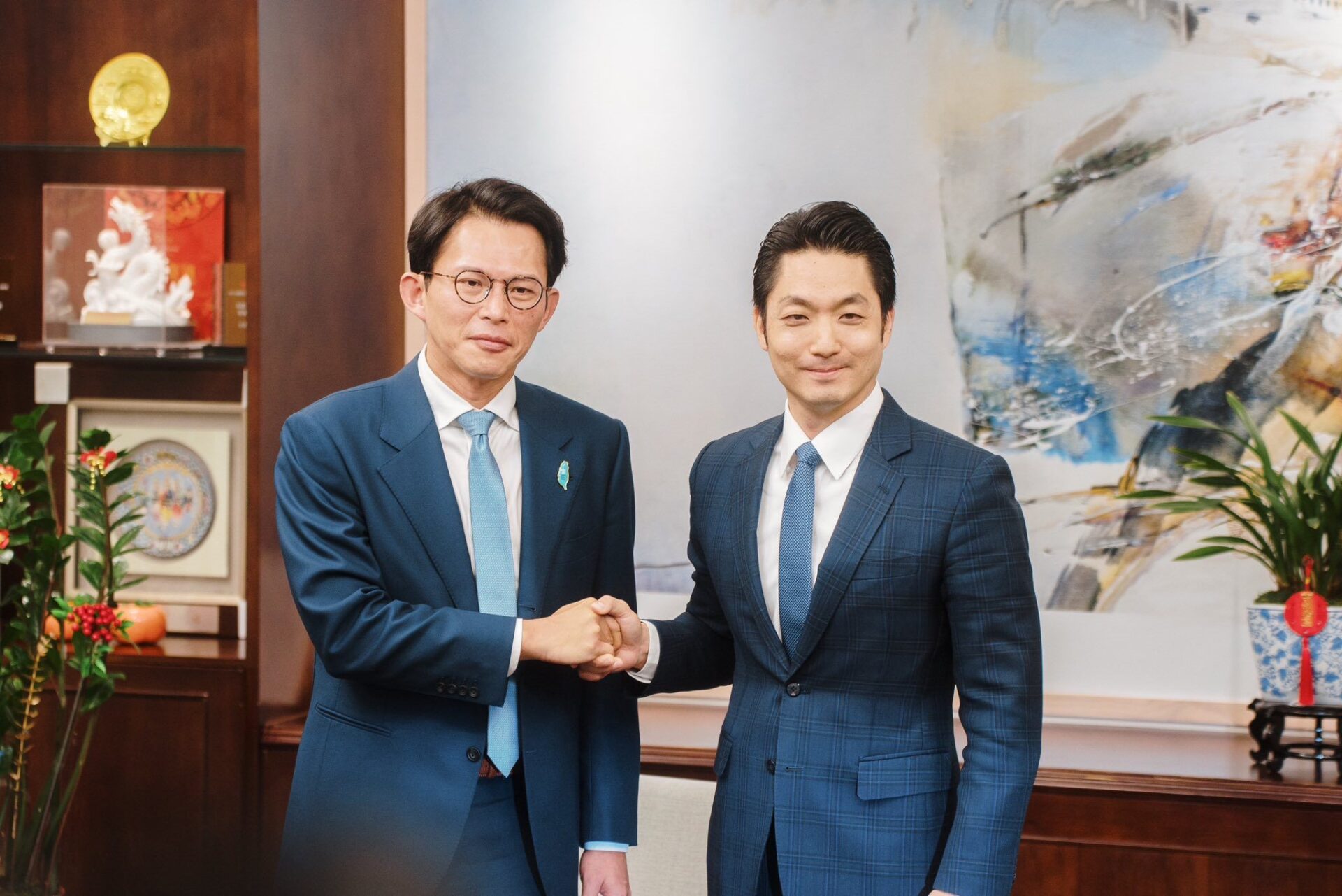 蔣萬安與黃國昌會晤　明確表態支持核三延役