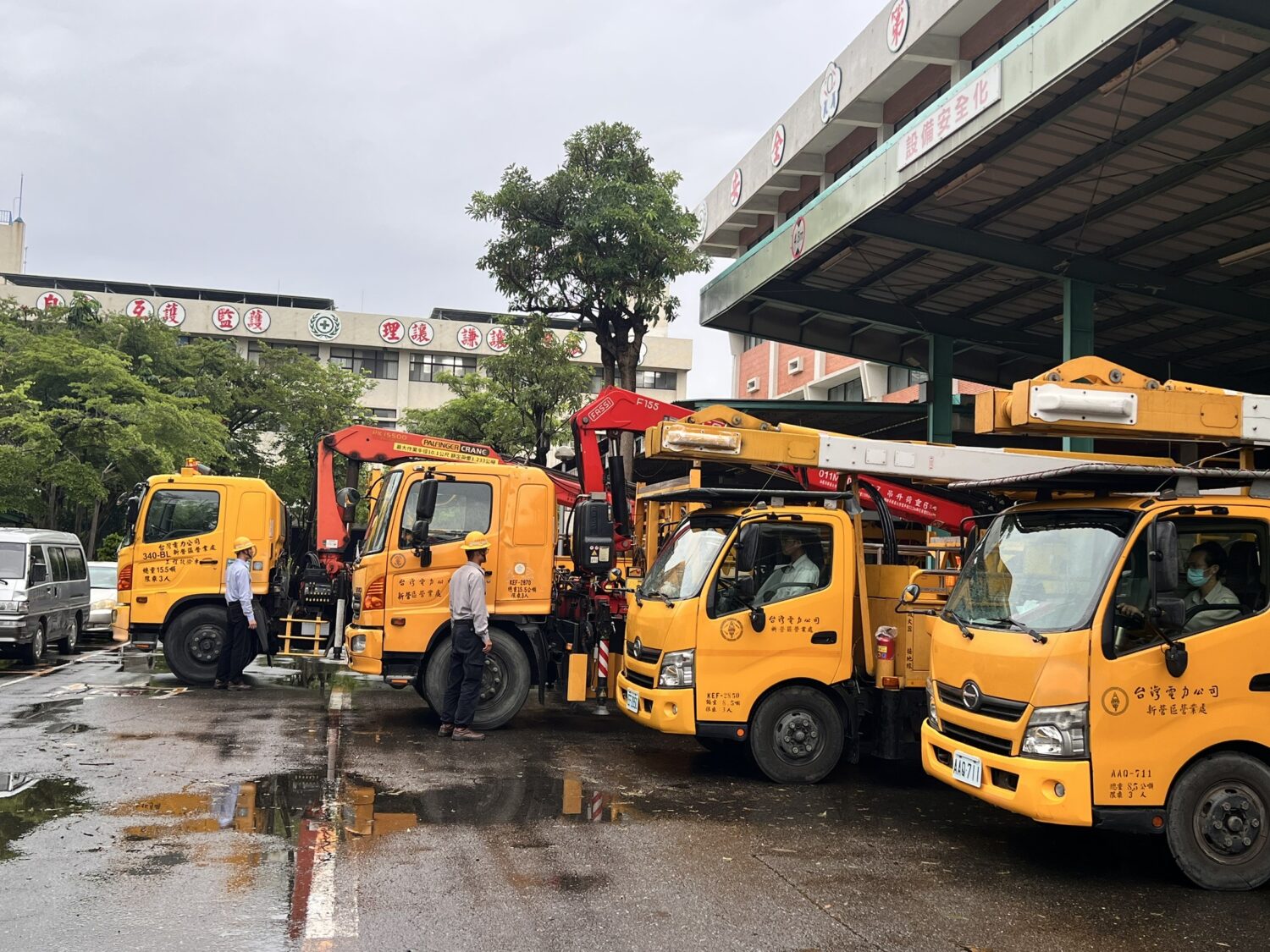 楊柳中颱來勢洶洶  台電新營區處全力戒備