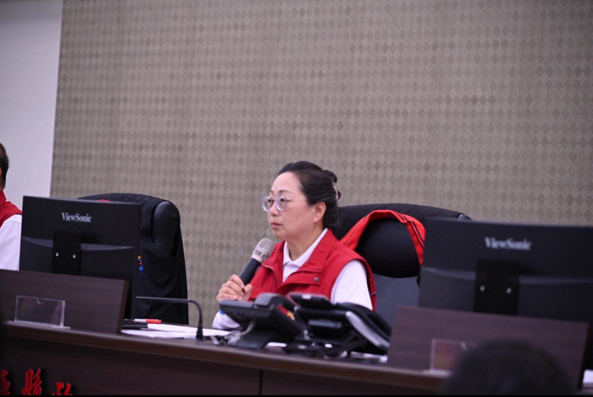 花蓮縣政府召開楊柳颱風災前整備會議縣長徐榛蔚指示各局處嚴陣以待