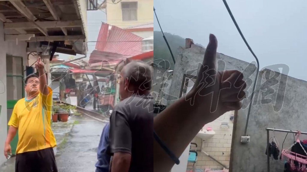 獨／才剛被豪雨侵襲…高雄山區又傳災情「屋頂被吹垮、吹走」