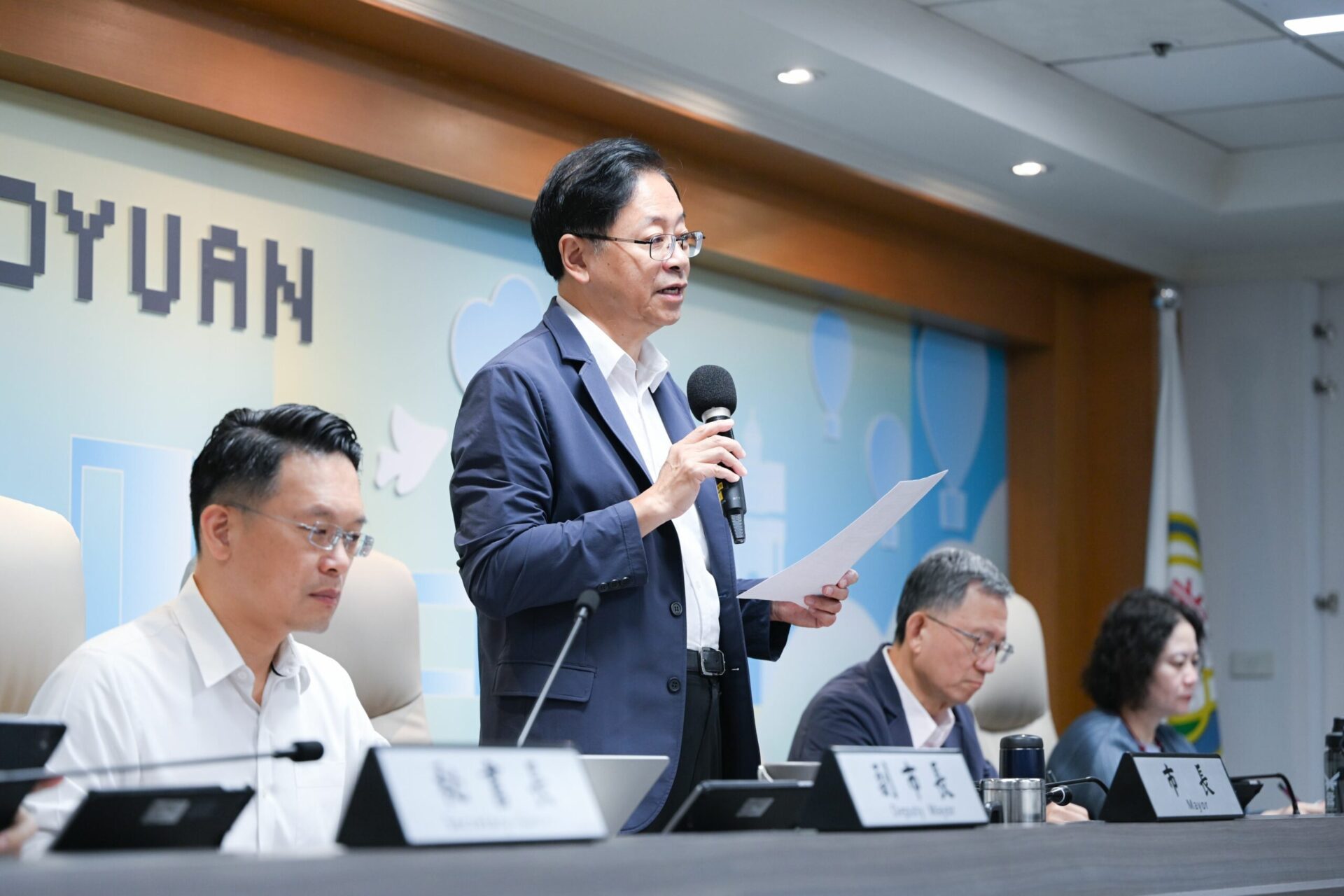 桃園市府強化楊柳颱風災害應變 水患防治專案小組正式運作 桃園市府強化楊柳颱風災害應變 水患防治專案小組正式運作