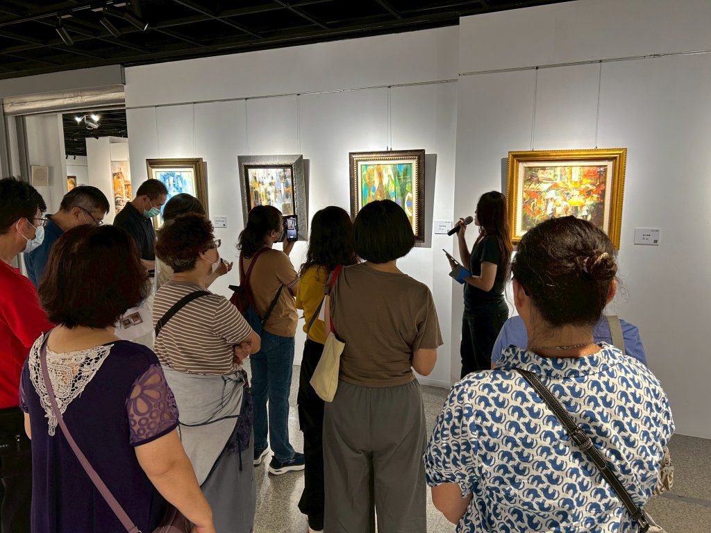 彰化生活美學館展出陳民芳《續寫，畫語》西畫個展