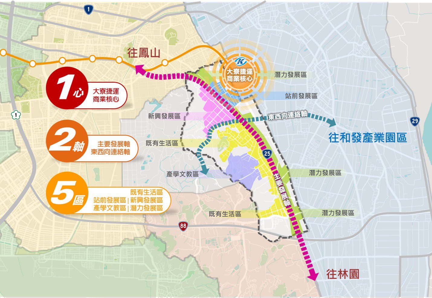 高市大寮都市計畫辦理通盤檢討 產業、生活、交通三軌並進
