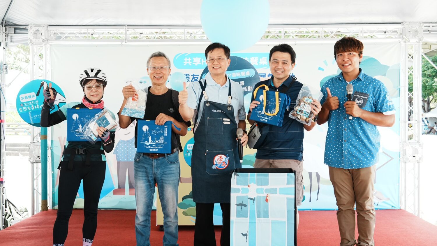 台江國家公園專屬「黑琵牌」商品臺北首次展售 台江國家公園專屬「黑琵牌」商品臺北首次展售