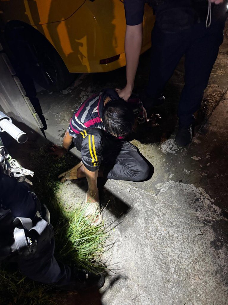 疑似行竊被發現逃跑　男子摔倒受傷