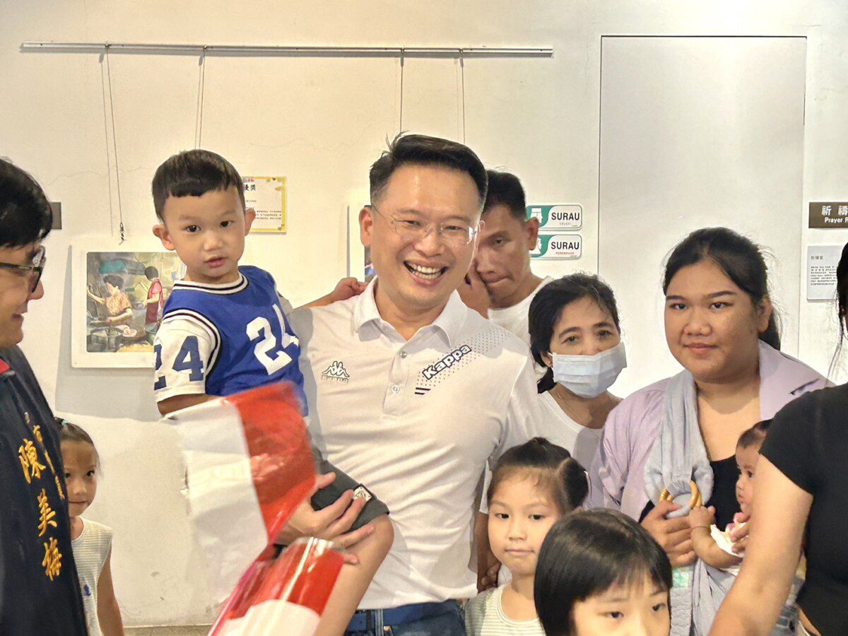 印尼慶國慶在桃園　蘇俊賓受邀親子日 重現印尼社區童玩