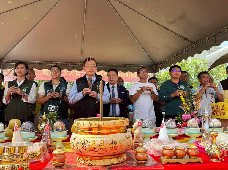 新營福園殯葬專區火化場新建工程　舉行動土典禮