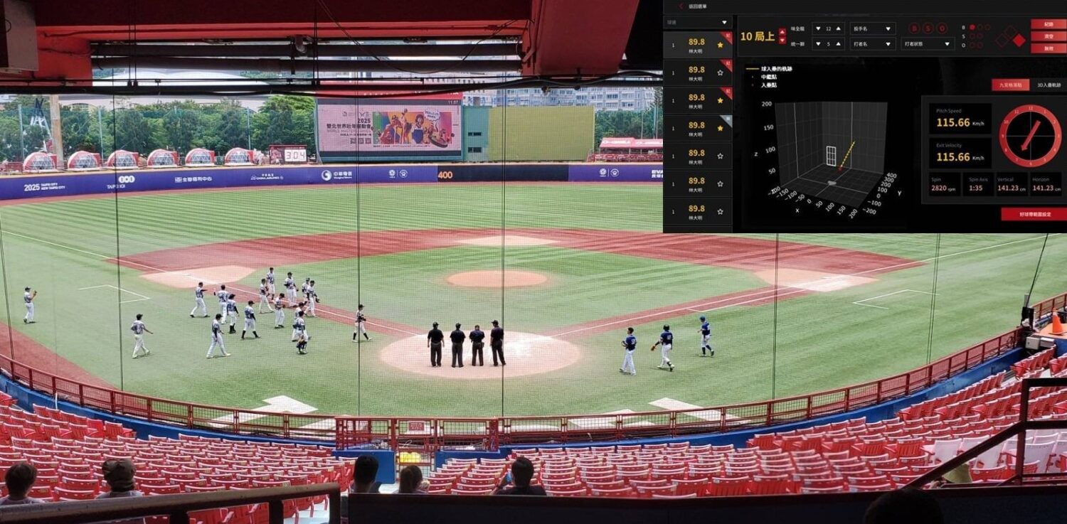 工研院x光禾感知科技　棒球電腦視覺數據捕捉技術導入天母棒球場