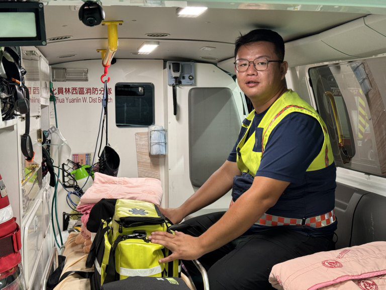 彰化工地職人張博皓榮獲114年全國救護志工菁英