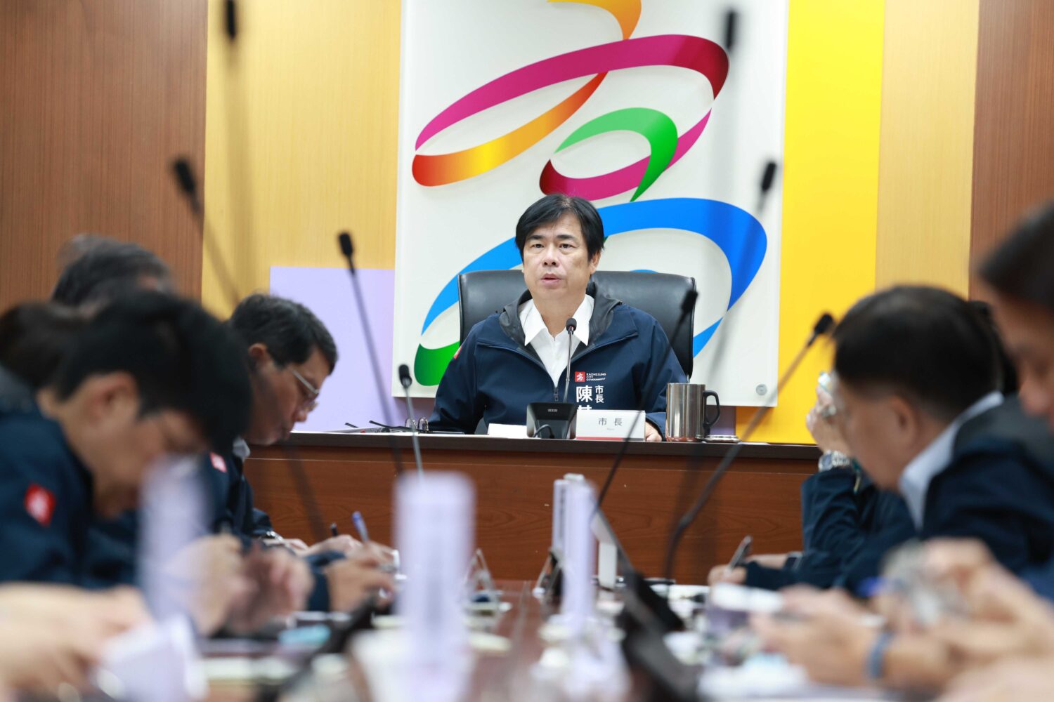 陳其邁取「7至8月風災豪雨原區防救災專案報告」  指示強化原區災後復原工作 陳其邁取「7至8月風災豪雨原區防救災專案報告」  指示強化原區災後復原工作