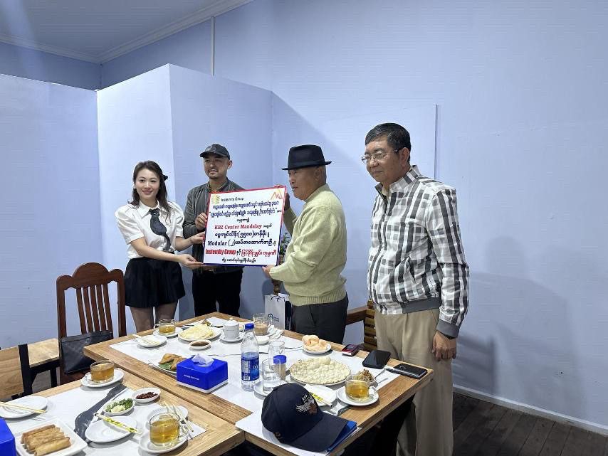 Insternity Group Myint Mo Shyan與MyanLife攜手KBZ基金會 運用模組化建築技術支援曼德勒震後重建