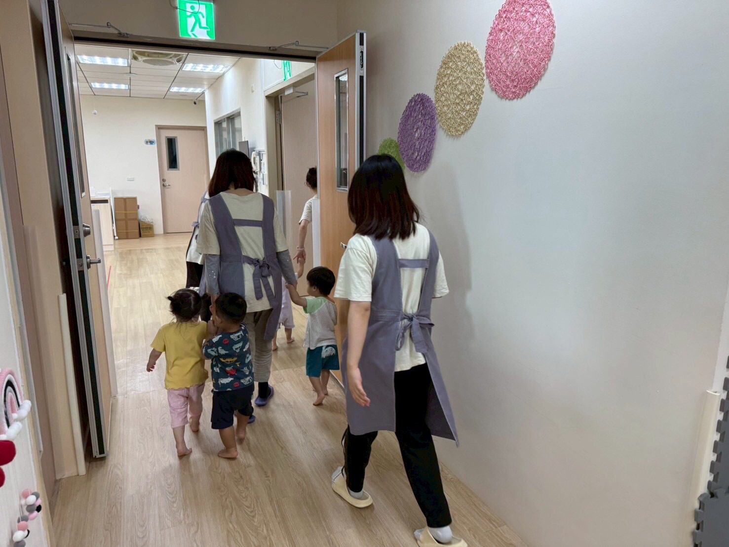 桃消復旦分隊前進托嬰中心 火警演練迅速疏散幼童 桃消復旦分隊前進托嬰中心 火警演練迅速疏散幼童