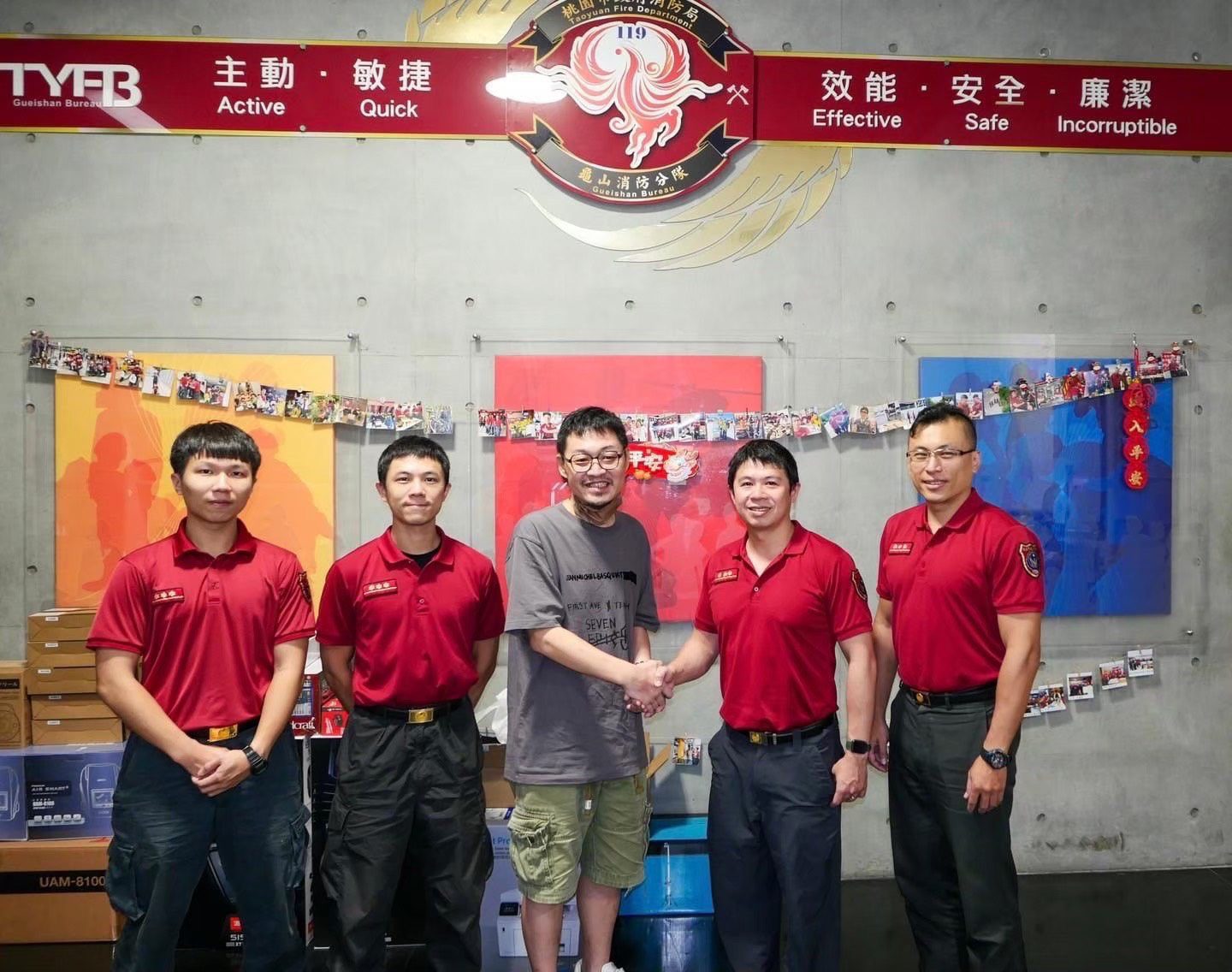 桃園男心梗發作失去呼吸心跳 康復後感謝龜山消防分隊救命之恩 桃園男心梗發作失去呼吸心跳 康復後感謝龜山消防分隊救命之恩