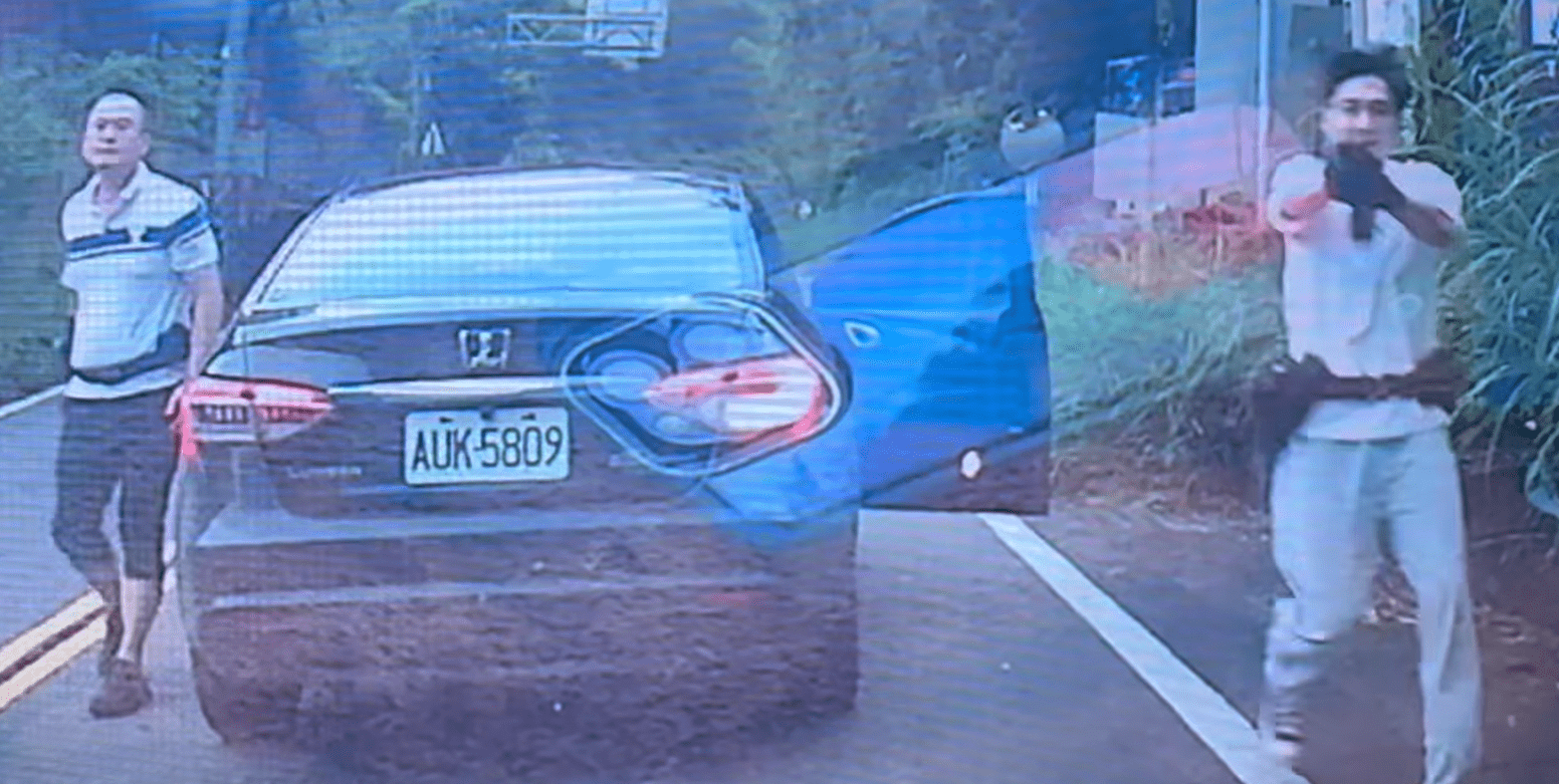 【有片】桃園一家五口出遊被誤認山老鼠 大溪警拔槍攔車嚇壞孩童 