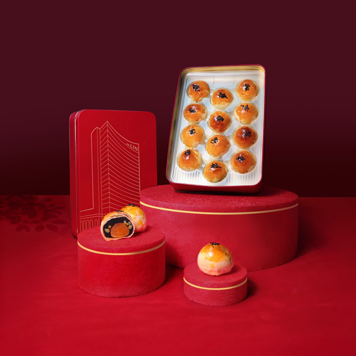 林酒店松子蛋黃酥熱銷十年！ 　中秋限量8000盒現正開賣