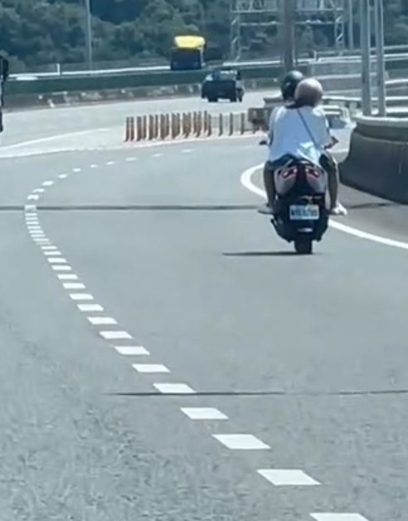 雙載機車誤闖國道3號外埔路段　警方：最高可罰6000元