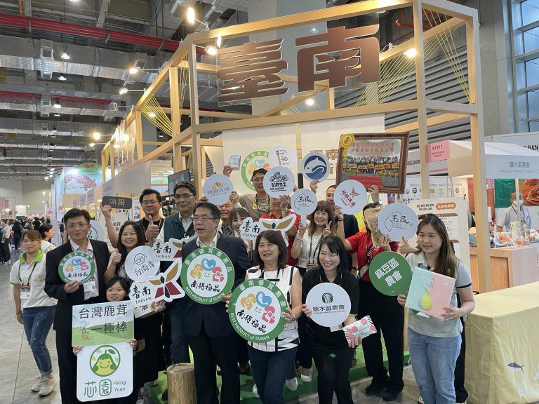 台南市長親臨台北國際食品展臺南館 力挺在地品牌接軌國際