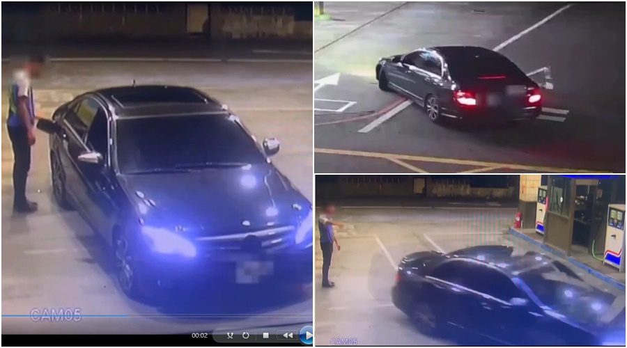 影音/夜加霸王油 羅警鎖定人車積極追緝