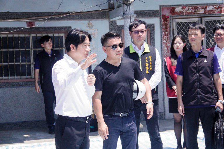 賴清德總統視察將軍災戶修繕 桂田集團無償助重建 賴清德總統視察將軍災戶修繕 桂田集團無償助重建