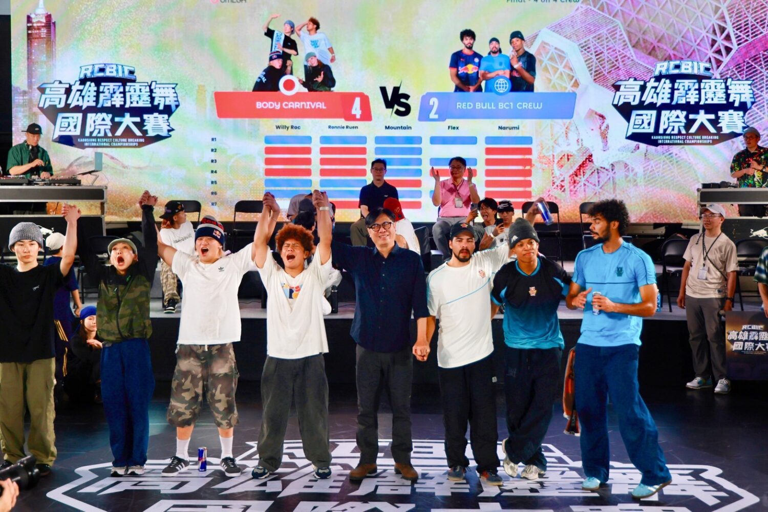 2025高雄霹靂舞賽熱血登場！Body Carnival勇奪冠軍  陳其邁親臨助陣