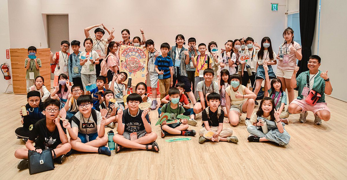 國美館「國家語言視覺藝術體驗營」熱鬧開辦　孩子化身小總舖師辦桌學藝術