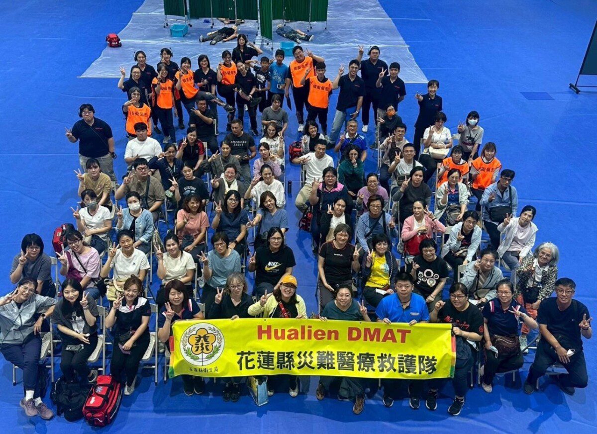 花蓮縣衛生局各鄉鎮市納入急救站訓練打造全國唯一完整民防醫療網
