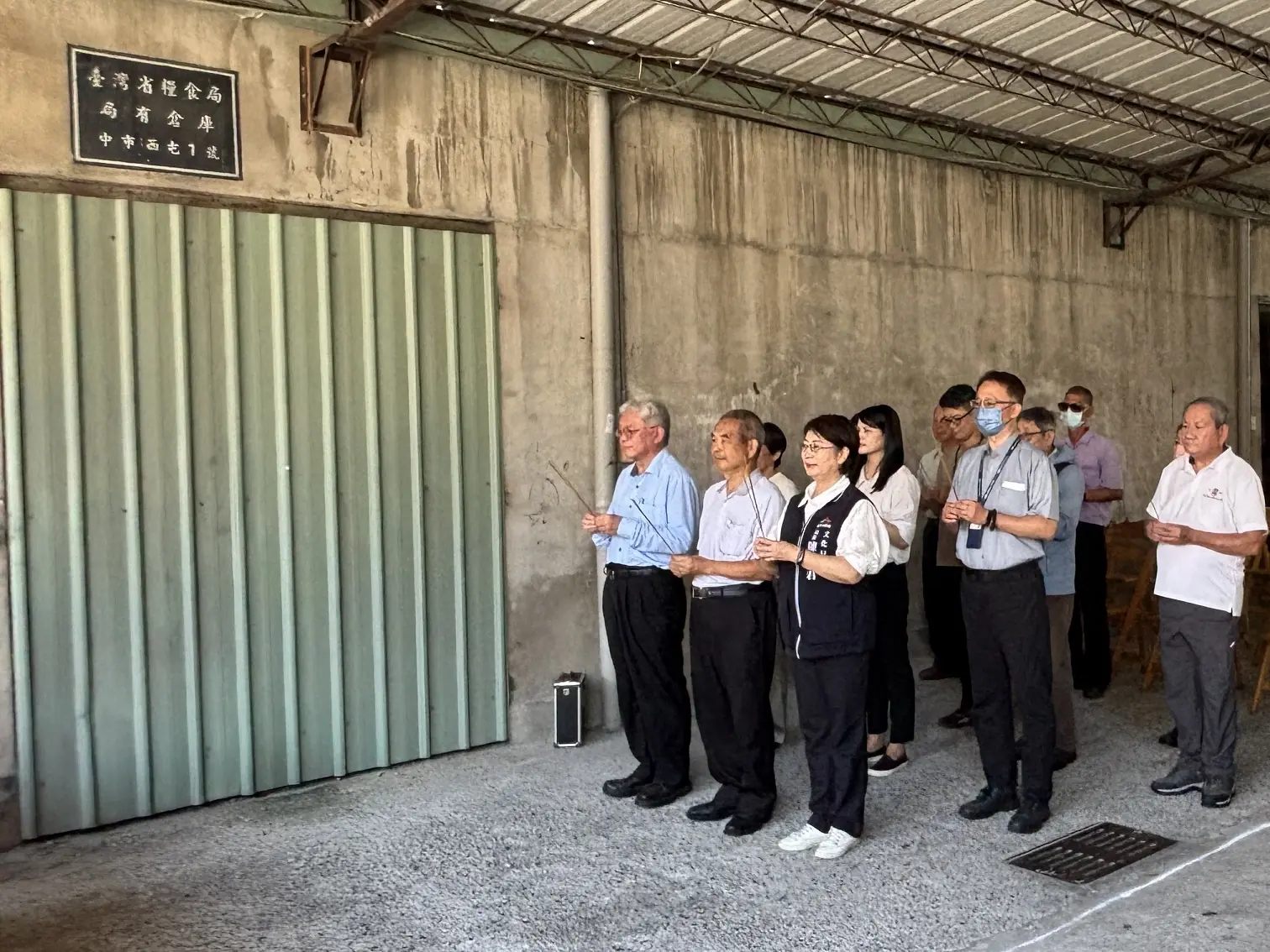 中市西屯一號穀倉開工祈福　歷史建築迎來新生命