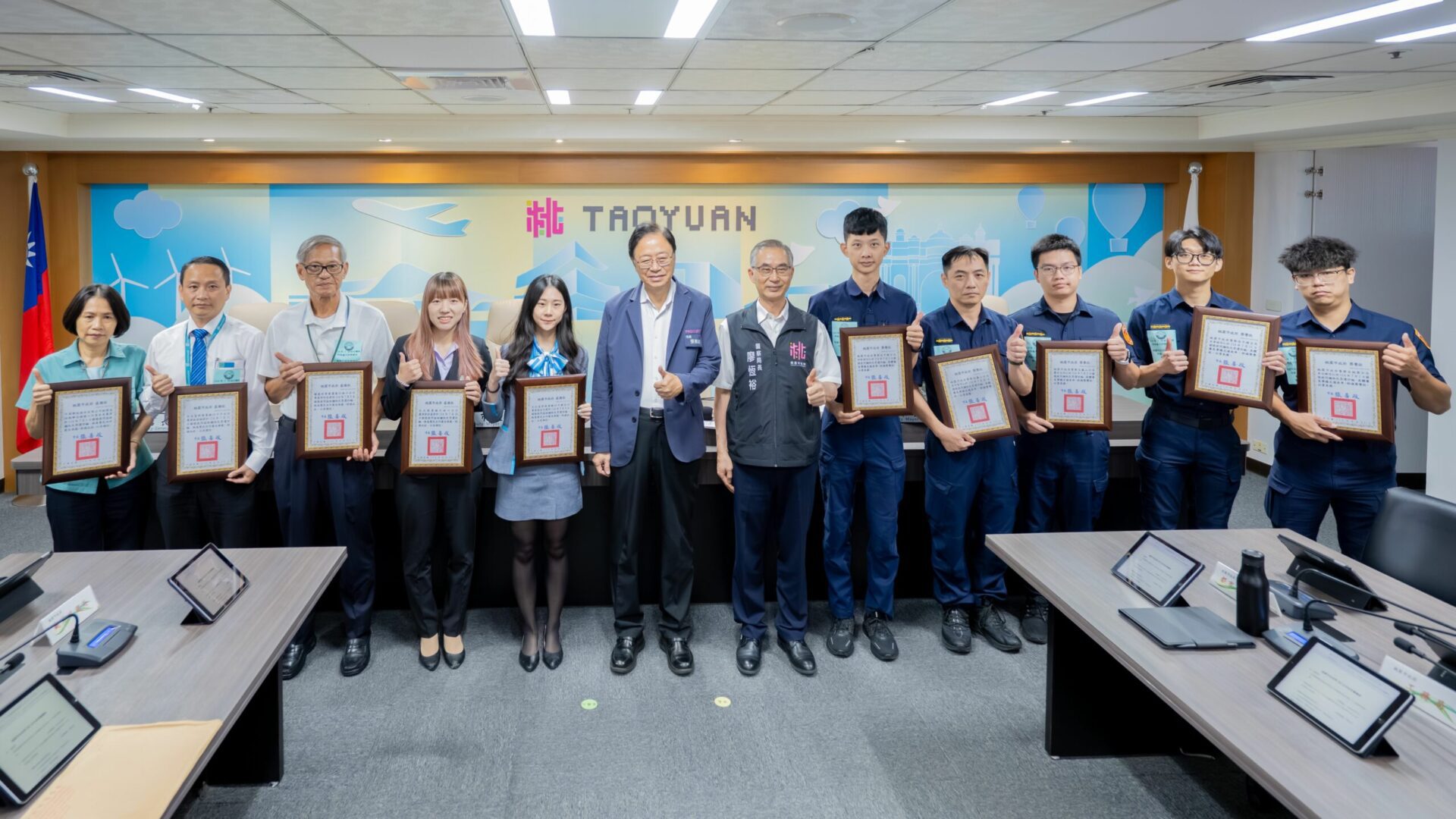 桃園警銀為民眾守住逾1961萬辛苦錢 張善政：人人都要有防詐意識