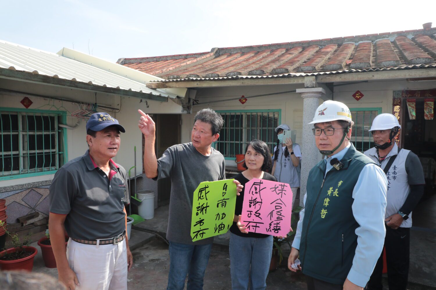南市府地政局設立災後媒合機制 加速丹娜絲風災復原 南市府地政局設立災後媒合機制 加速丹娜絲風災復原