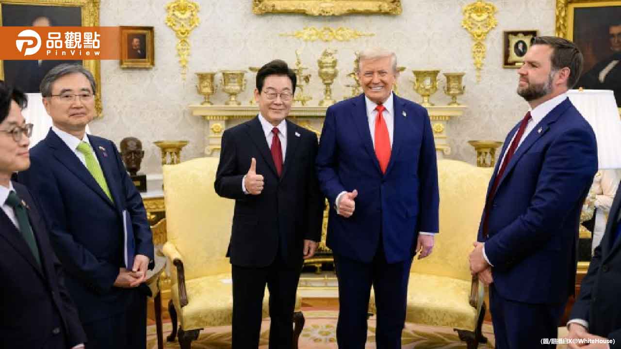 川普開口「這鋼筆能送我嗎」！李在明微笑秒送出