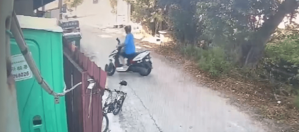 中壢機車竊案！男子光天化日下偷車 過程全都錄