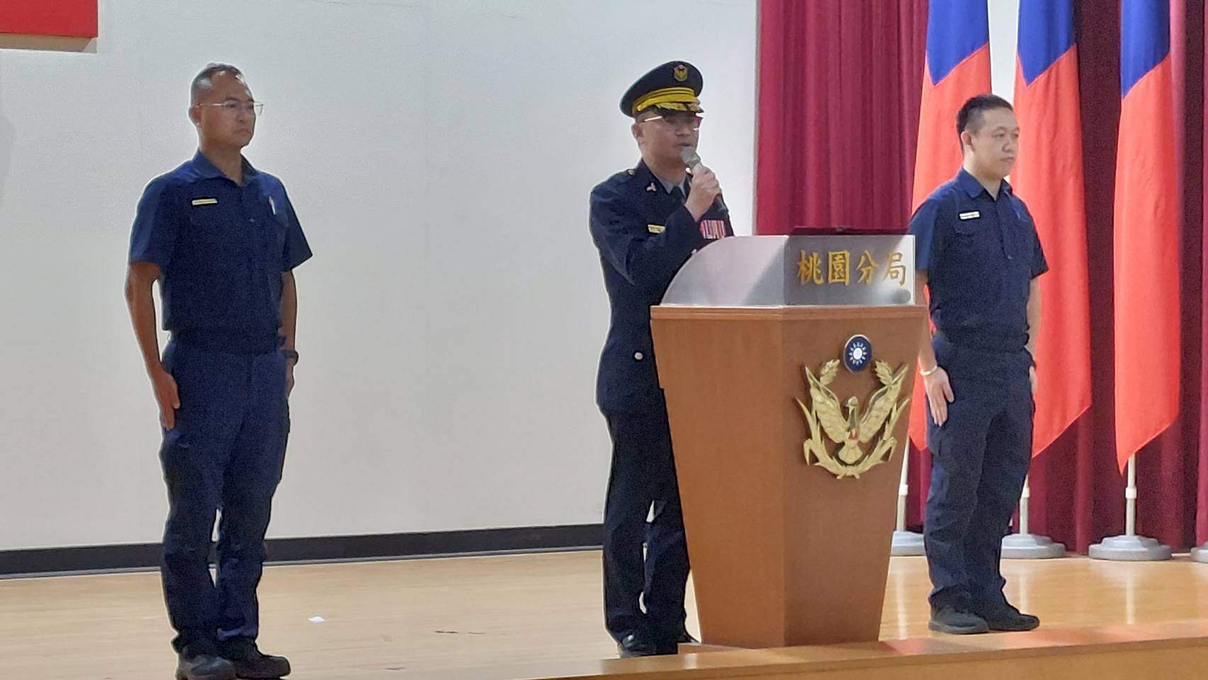 桃園分局兩派出所長履新 強調無縫接軌守護治安