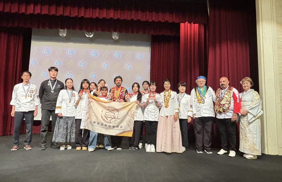 2025日本國際亞洲餐飲挑戰賽  樹科大師生代表我國榮獲9金4銀1銅佳績