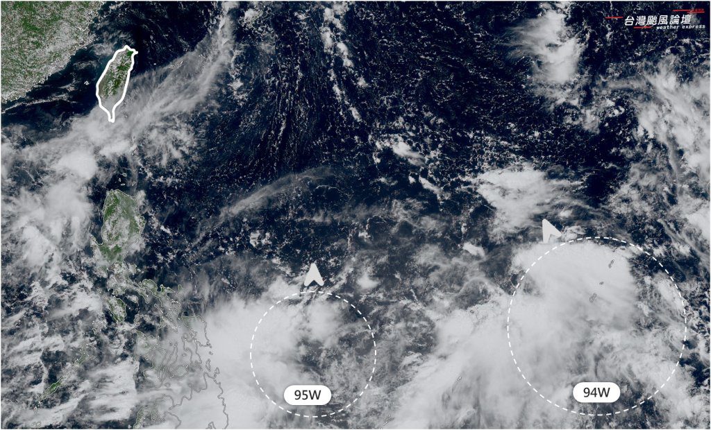 秋颱動態曝光！95W恐成颱　路徑北轉日本機率高