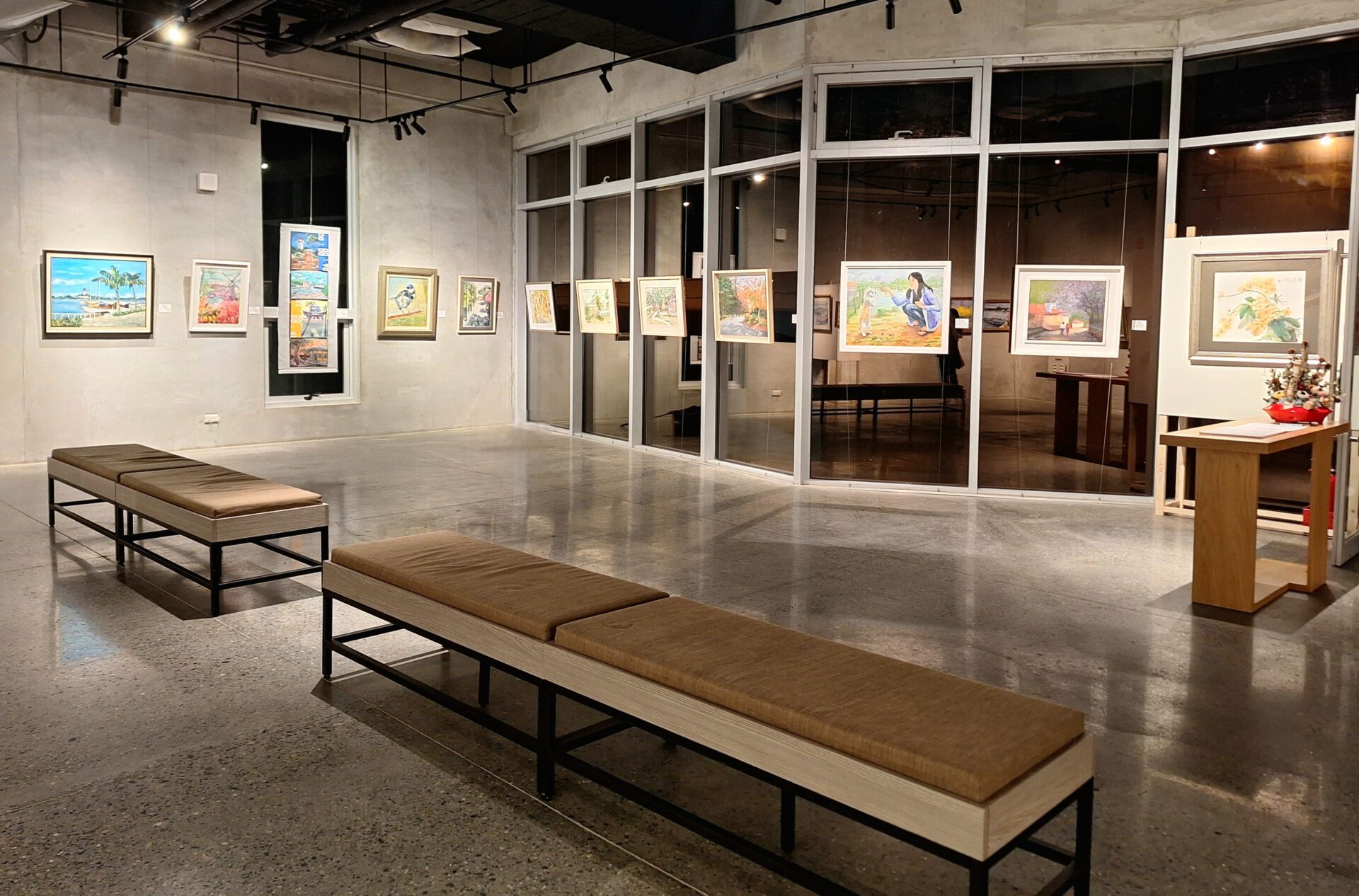 《時光繪旅》台南市悠遊畫會會員聯展於安平福爾摩沙遊艇酒店正式開展