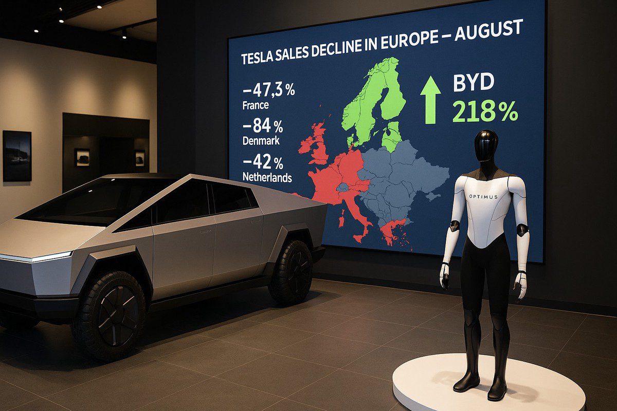 歐洲銷售雪崩 特斯拉押注人形機器人與Cyber SUV概念車