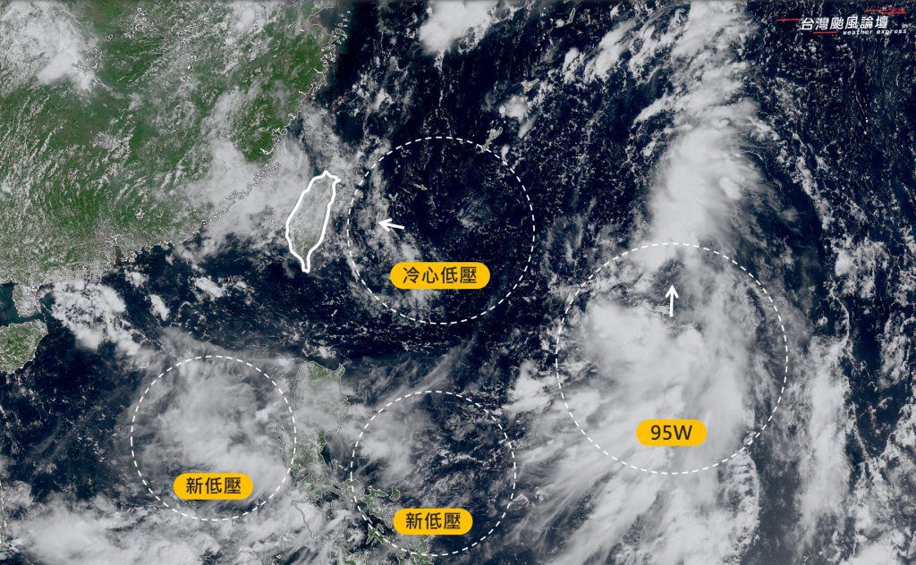 週末恐迎低壓靠近!今全台多雲偶有雷陣雨 請注意劇烈天氣 週末恐迎低壓靠近!今全台多雲偶有雷陣雨 請注意劇烈天氣