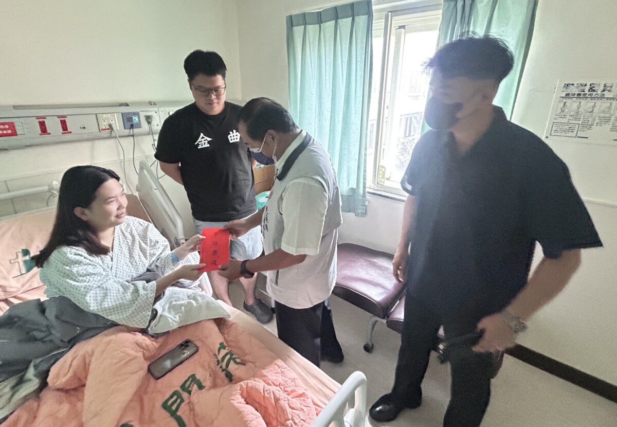 探視住院官兵　花蓮軍人服務站溫情不缺席