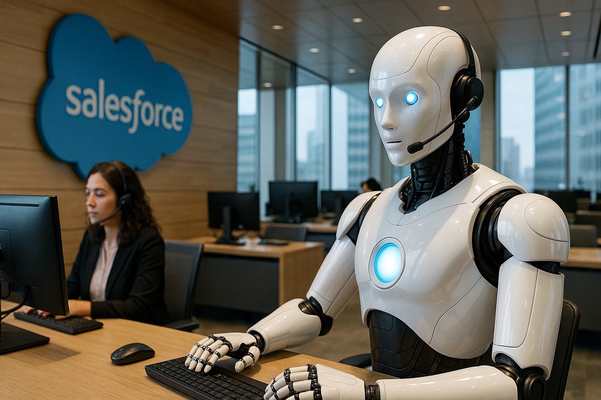 雲端軟體巨頭Salesforce裁員4千人 執行長坦言AI取代客服 雲端軟體巨頭Salesforce裁員4千人 執行長坦言AI取代客服