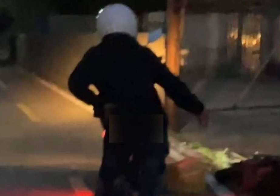 扯！蘆竹騎士假冒警察盤查民眾 下秒竟當街搶劫