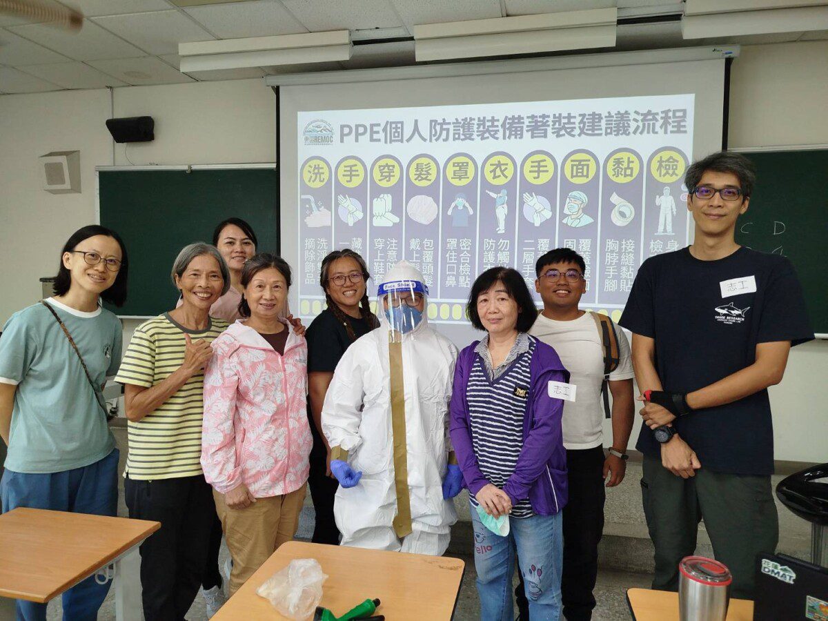 花蓮縣衛生局推志工災難醫療基礎營訓練