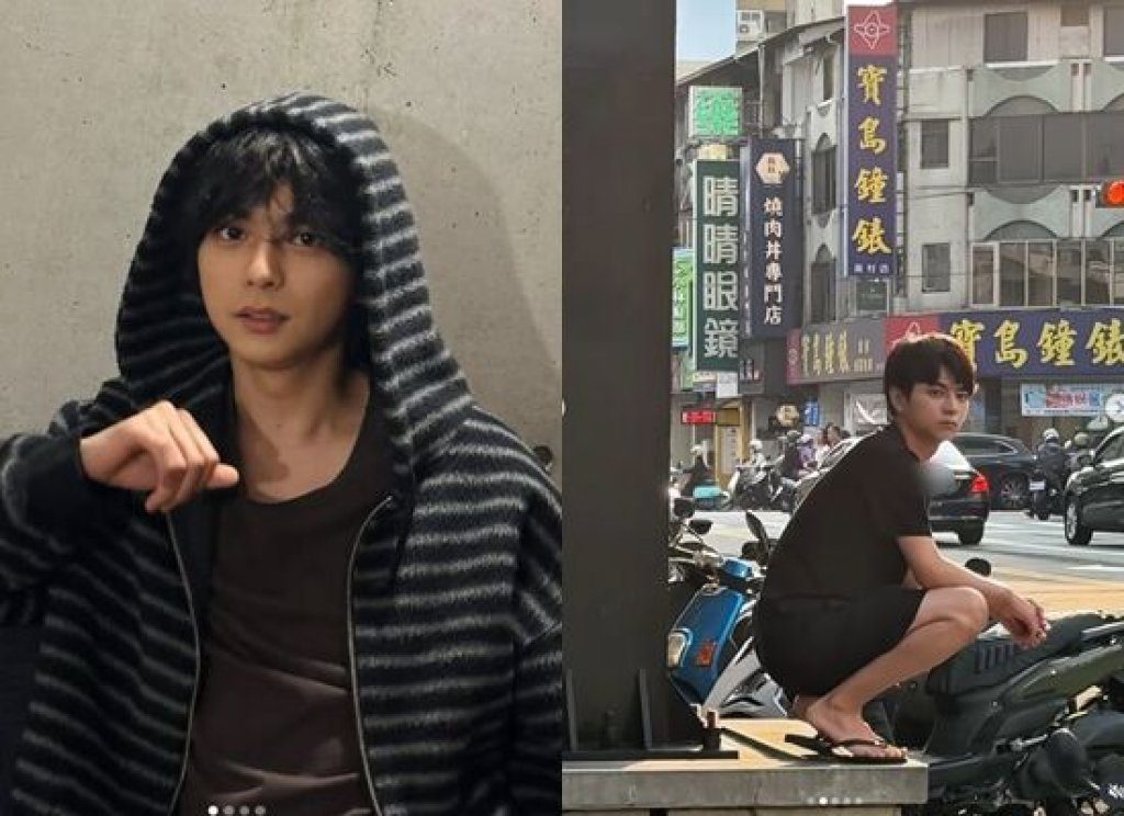 日本男神佐藤勝利 台中路邊「台客蹲」超融入沒被認出 日本男神佐藤勝利 台中路邊「台客蹲」超融入沒被認出