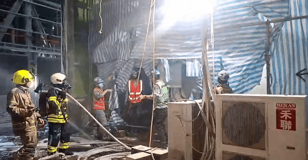 台中火力發電廠變電室起火 台電:不影響機組運轉及供電 台中火力發電廠變電室起火 台電:不影響機組運轉及供電