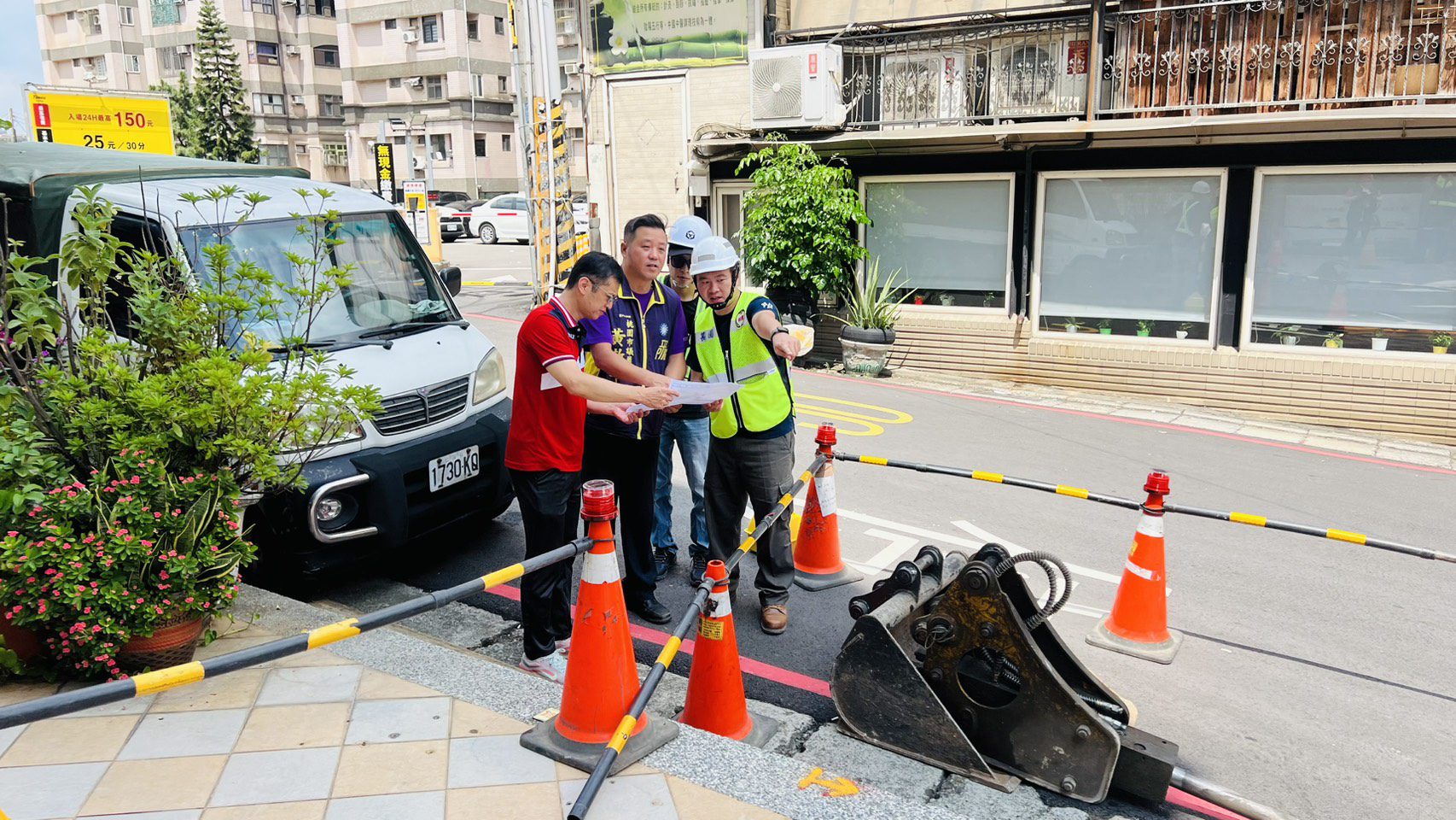 黃敬平爭取平鎮文化街50號轉角增設無障礙坡道 打造友善通行環境