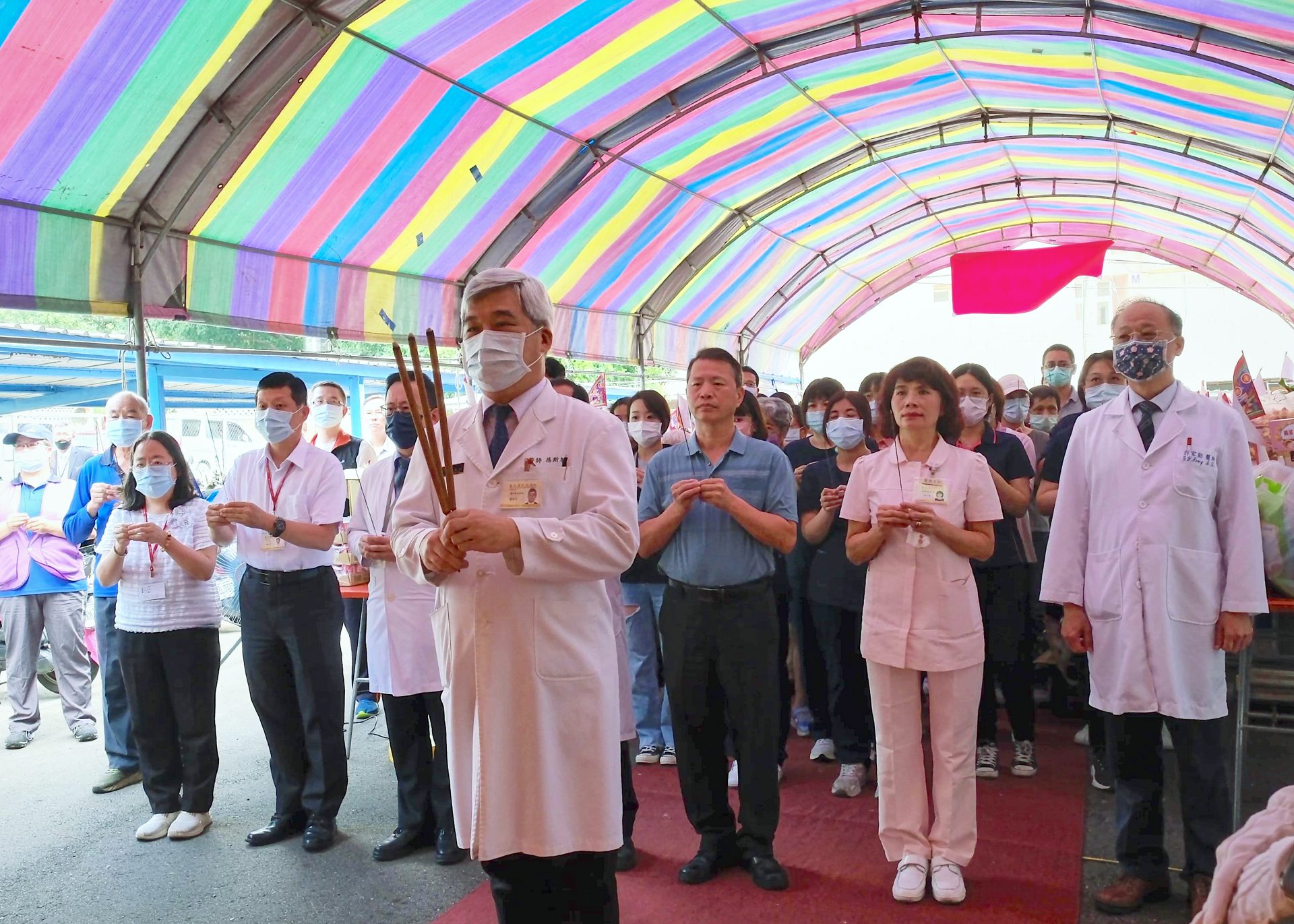 北榮桃園分院中元普渡邀法師誦經 落實濟世利人精神